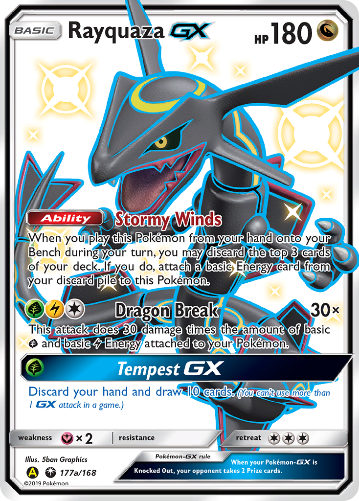 Rayquaza GX (177a/168) [Alternate Art Promos] | Good Games North