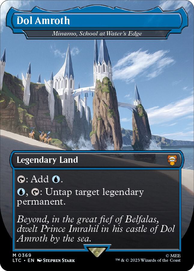 Dol Amroth - Minamo, School at Waters Edge 369 (Commander: The Lord of the Rings: Tales of Middle-earth)  - Borderless Foil | Good Games North