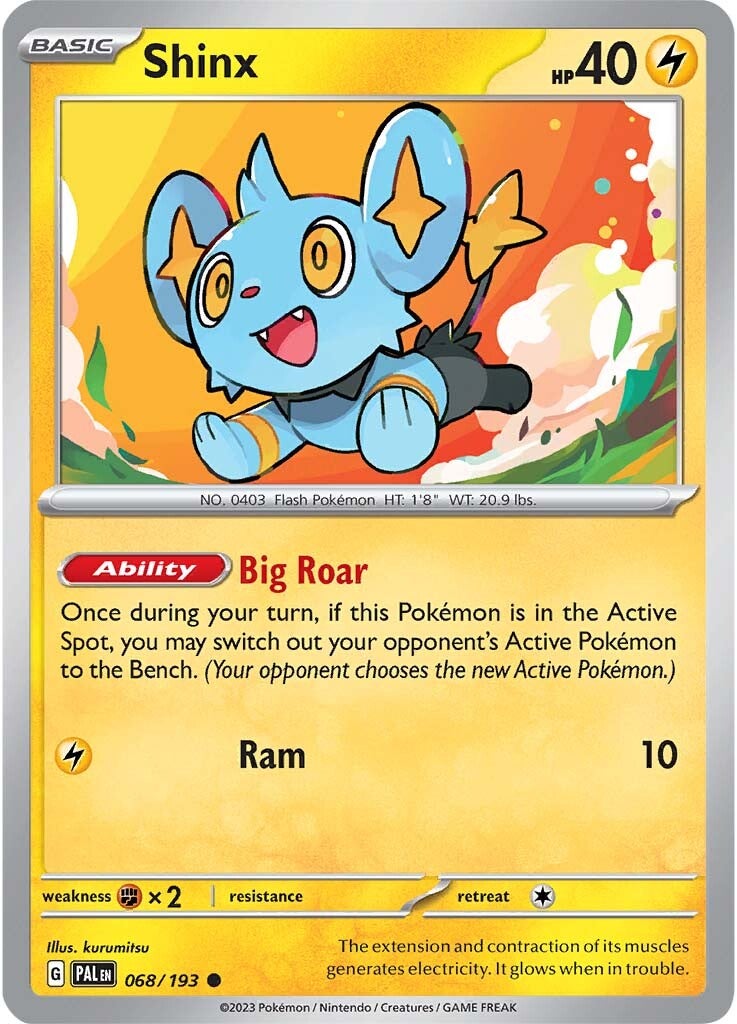 Shinx (068/193) [Scarlet & Violet: Paldea Evolved] | Good Games North