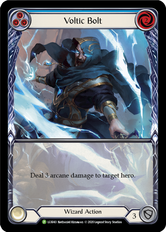 Voltic Bolt (Blue) [LGS043] (Promo)  Rainbow Foil | Good Games North