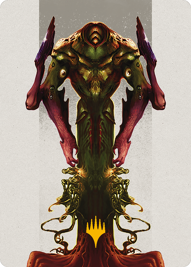 Kozilek, the Broken Reality Art Card (Gold-Stamped Planeswalker Symbol) [Modern Horizons 3 Art Series] | Good Games North