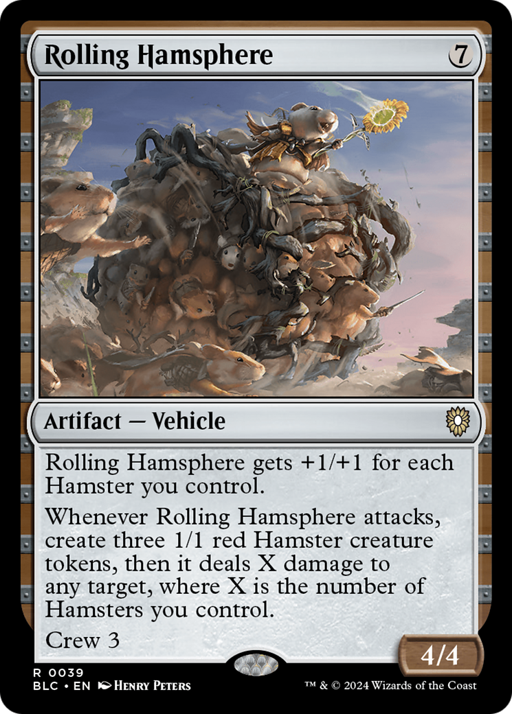 Rolling Hamsphere [Bloomburrow Commander] | Good Games North