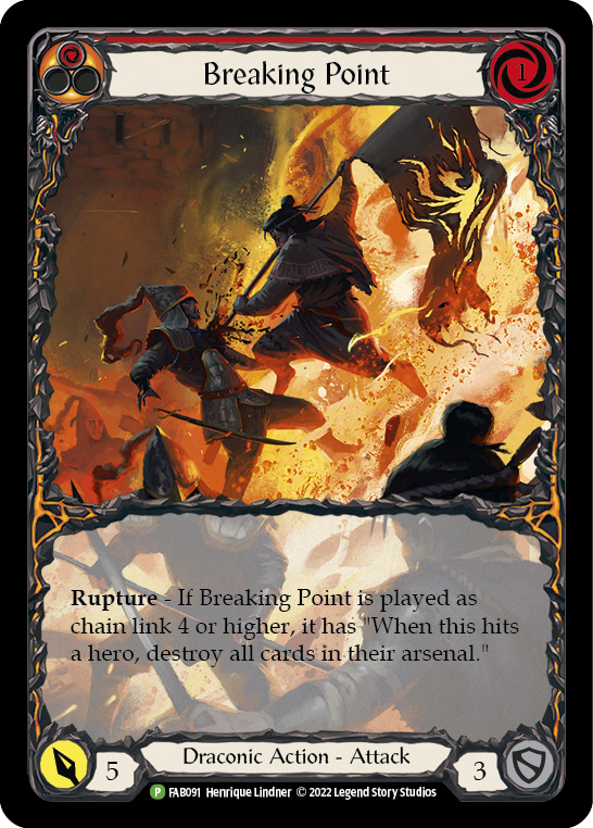 Breaking Point (Extended Art) [FAB091] (Promo)  Rainbow Foil | Good Games North