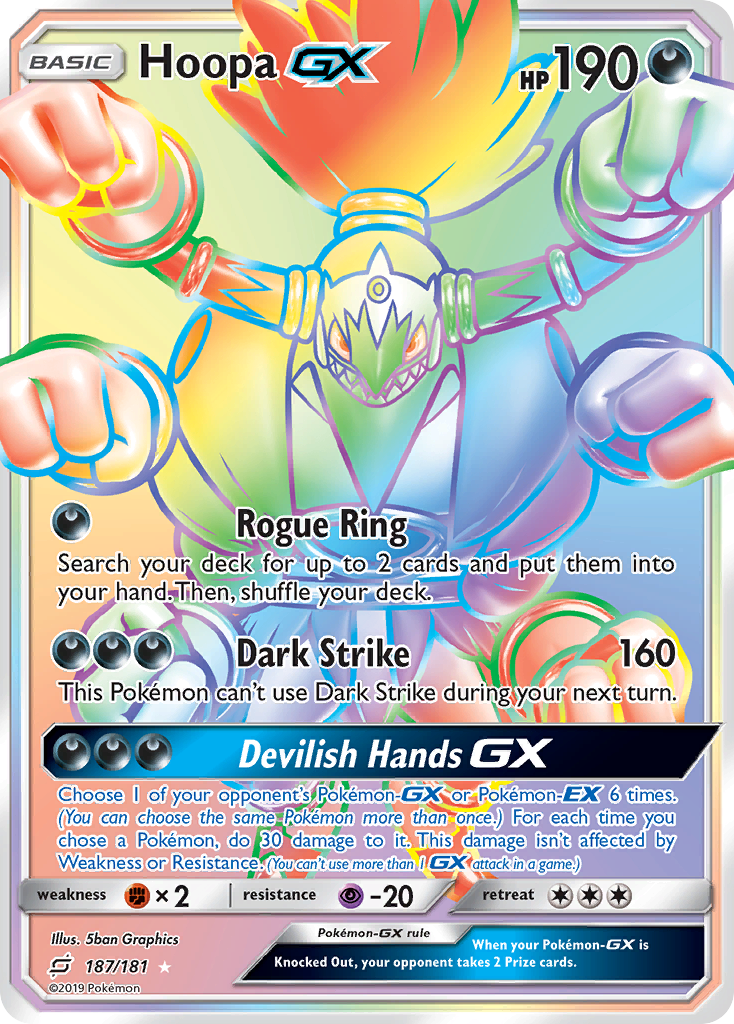 Hoopa GX (187/181) [Sun & Moon: Team Up] | Good Games North
