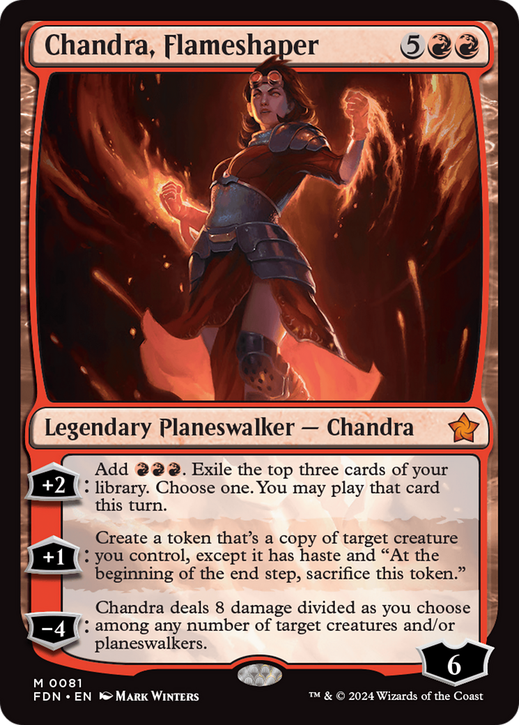 Chandra, Flameshaper [Foundations] | Good Games North