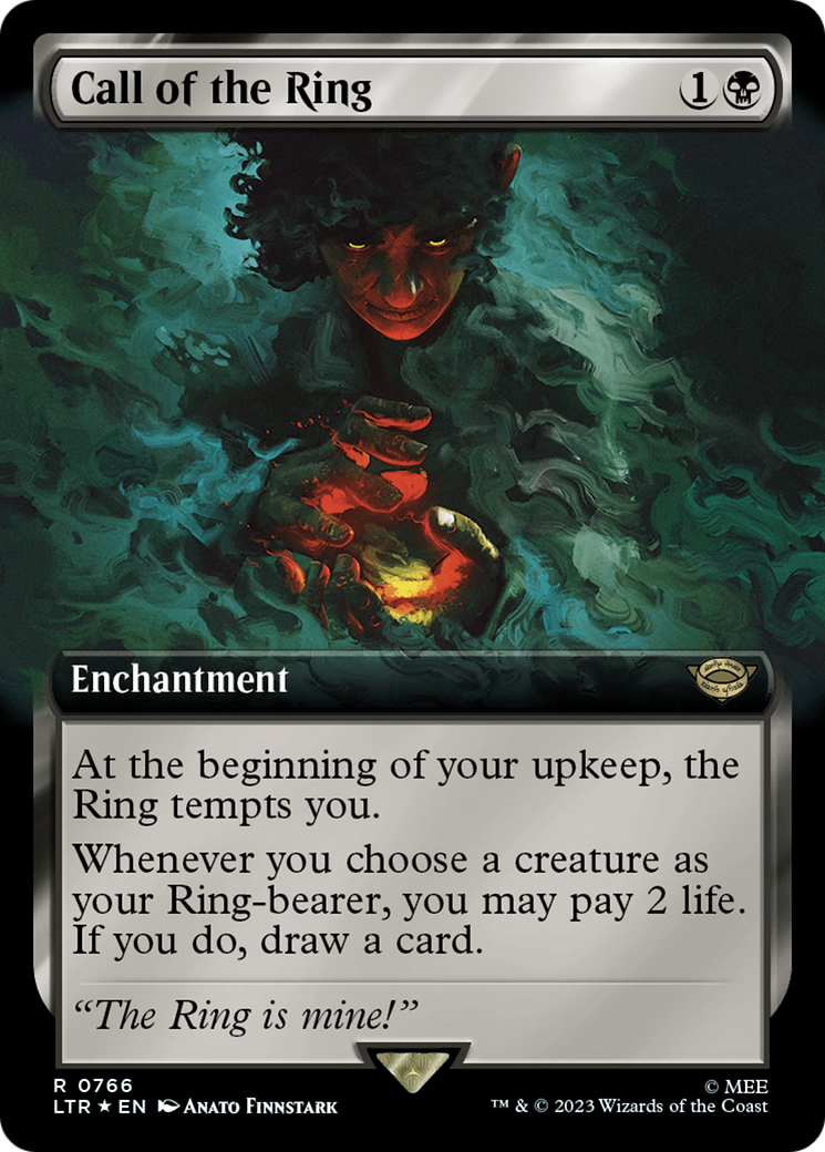 Call of the Ring (Extended Art) (Surge Foil) [The Lord of the Rings: Tales of Middle-Earth] | Good Games North