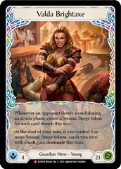 Valda Brightaxe [EVR019] (Everfest)  1st Edition Rainbow Foil | Good Games North