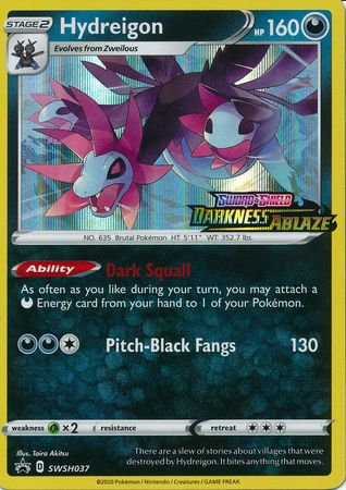 Hydreigon (SWSH037) (Prerelease Promo) [Sword & Shield: Black Star Promos] | Good Games North