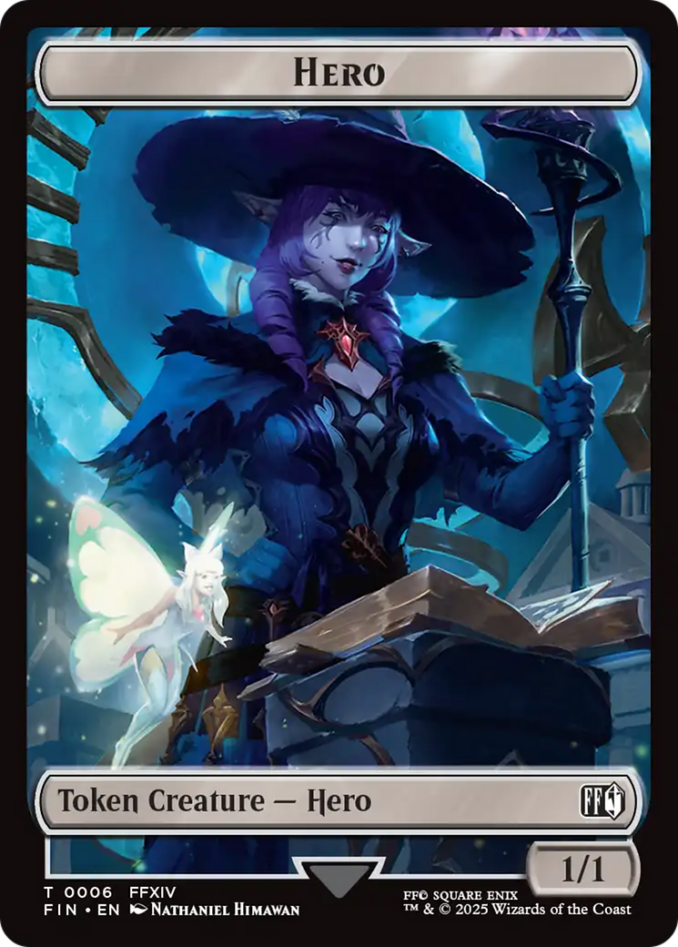 Hero (0006) // Bird (0016) Double-Sided Token [FINAL FANTASY Tokens] | Good Games North