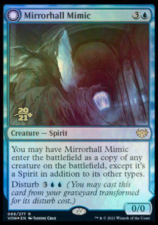 Mirrorhall Mimic // Ghastly Mimicry [Innistrad: Crimson Vow Prerelease Promos] | Good Games North