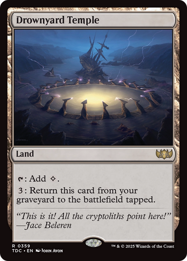 Drownyard Temple [Tarkir: Dragonstorm Commander] | Good Games North