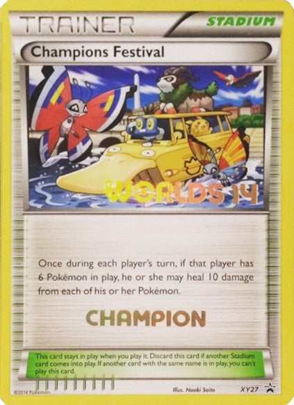 Champions Festival (XY27) (2014 Champion) [XY: Black Star Promos] | Good Games North