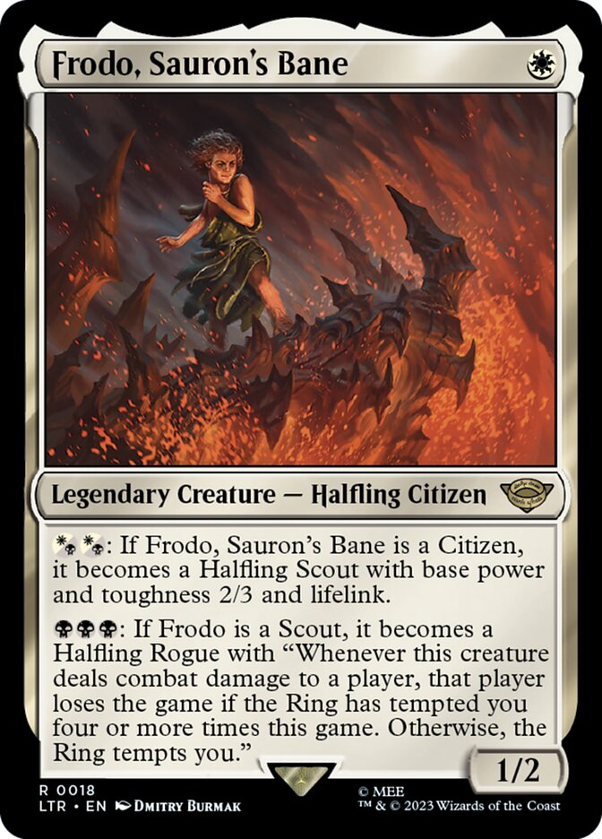 Frodo, Sauron's Bane 18/281 (Universes Beyond: The Lord of the Rings: Tales of Middle-earth)  | Good Games North