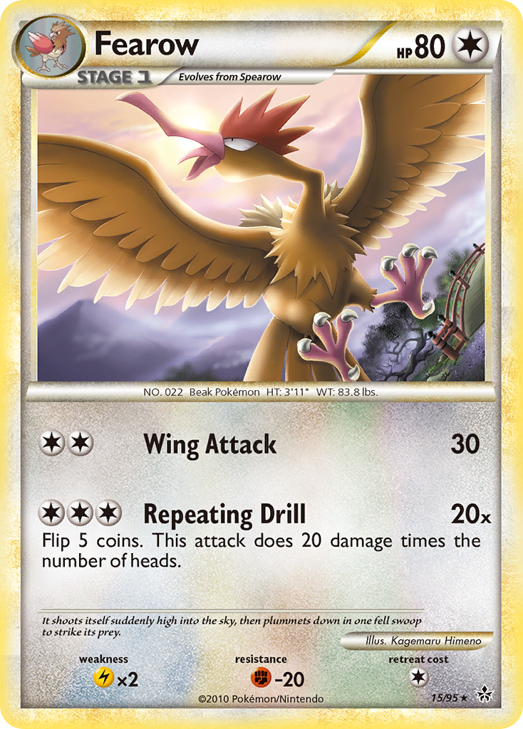 Fearow (15/95) [HeartGold & SoulSilver: Unleashed] | Good Games North