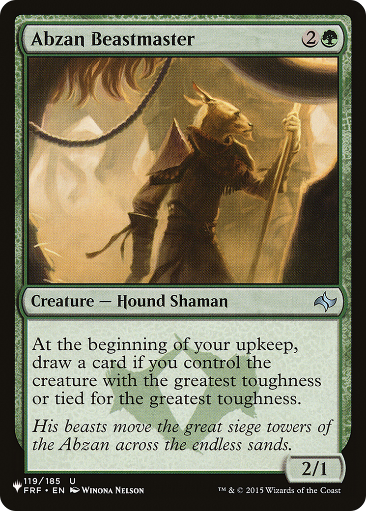 Abzan Beastmaster [The List] | Good Games North