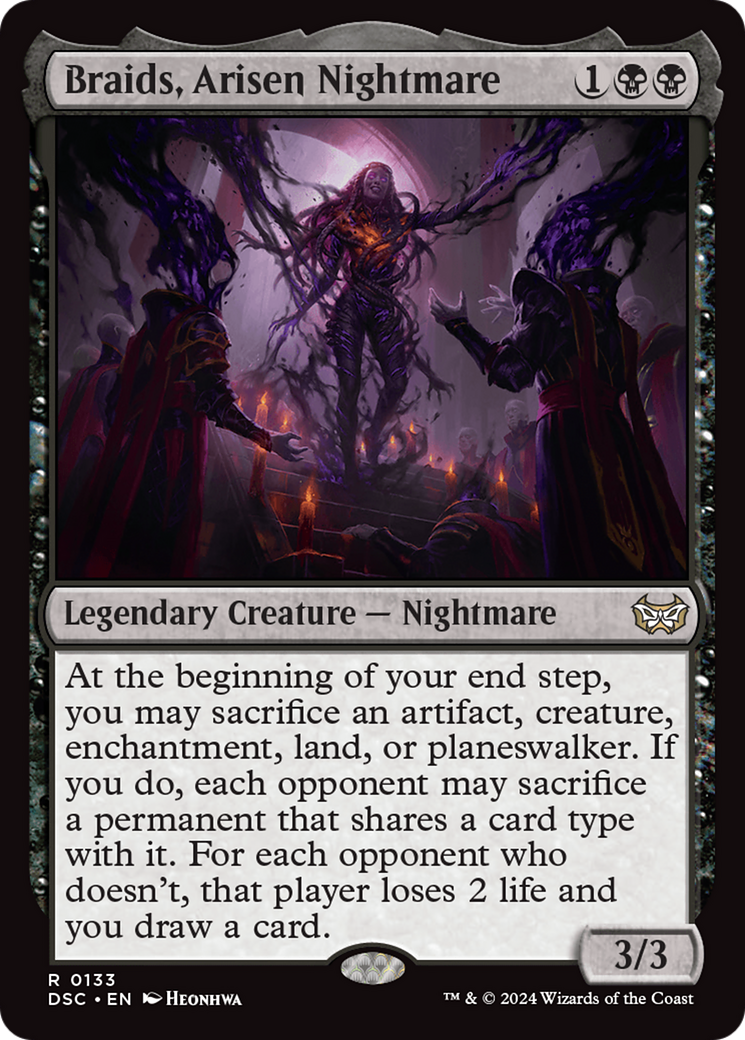 Braids, Arisen Nightmare [Duskmourn: House of Horror Commander] | Good Games North