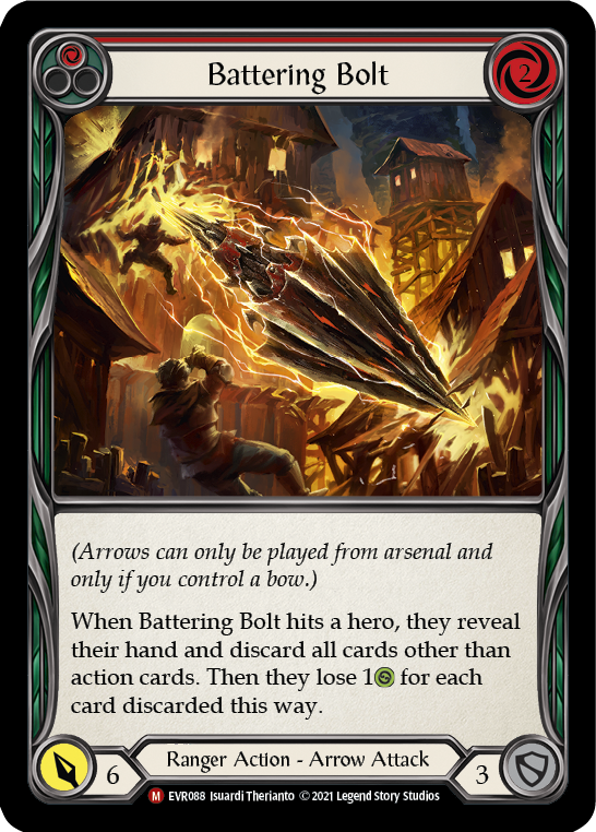 Battering Bolt [EVR088] (Everfest)  1st Edition Rainbow Foil | Good Games North