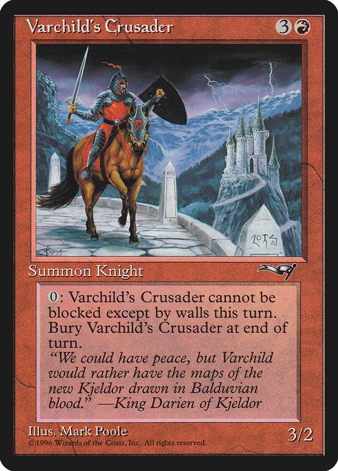 Varchild's Crusader (Brown Horse) [Alliances] | Good Games North