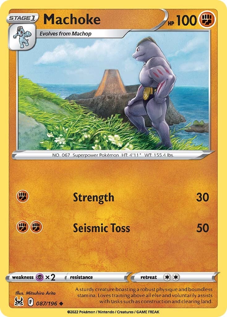 Machoke (087/196) [Sword & Shield: Lost Origin] | Good Games North