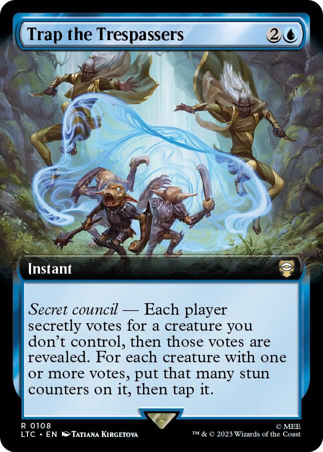 Trap the Trespassers Extended Art (Commander: The Lord of the Rings: Tales of Middle-earth)  | Good Games North