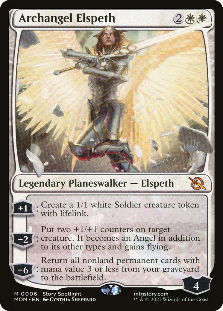 Archangel Elspeth (Promo Pack) [March of the Machine Promos] | Good Games North