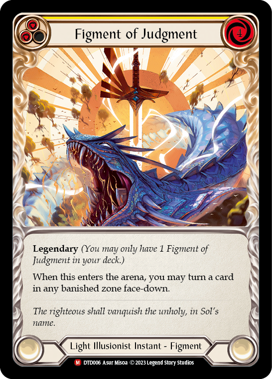 Figment of Judgment // Themis, Archangel of Judgment [DTD006] (Dusk Till Dawn) | Good Games North