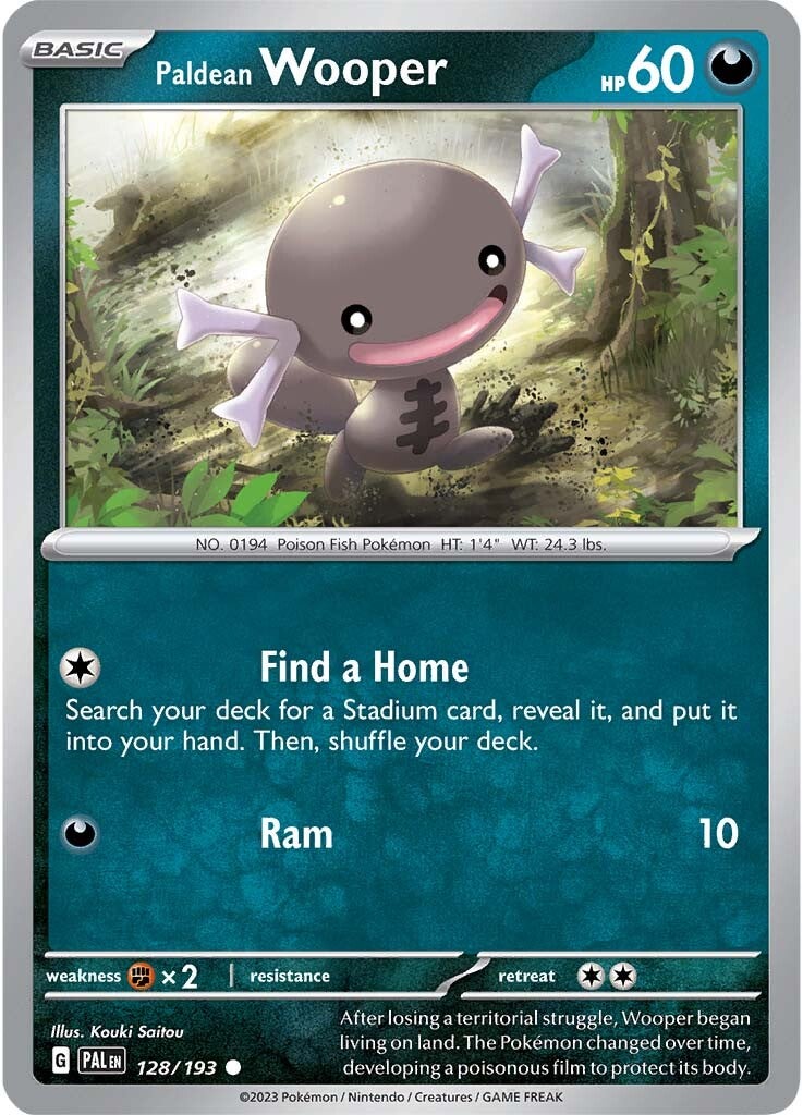 Paldean Wooper (128/193) [Scarlet & Violet: Paldea Evolved] | Good Games North