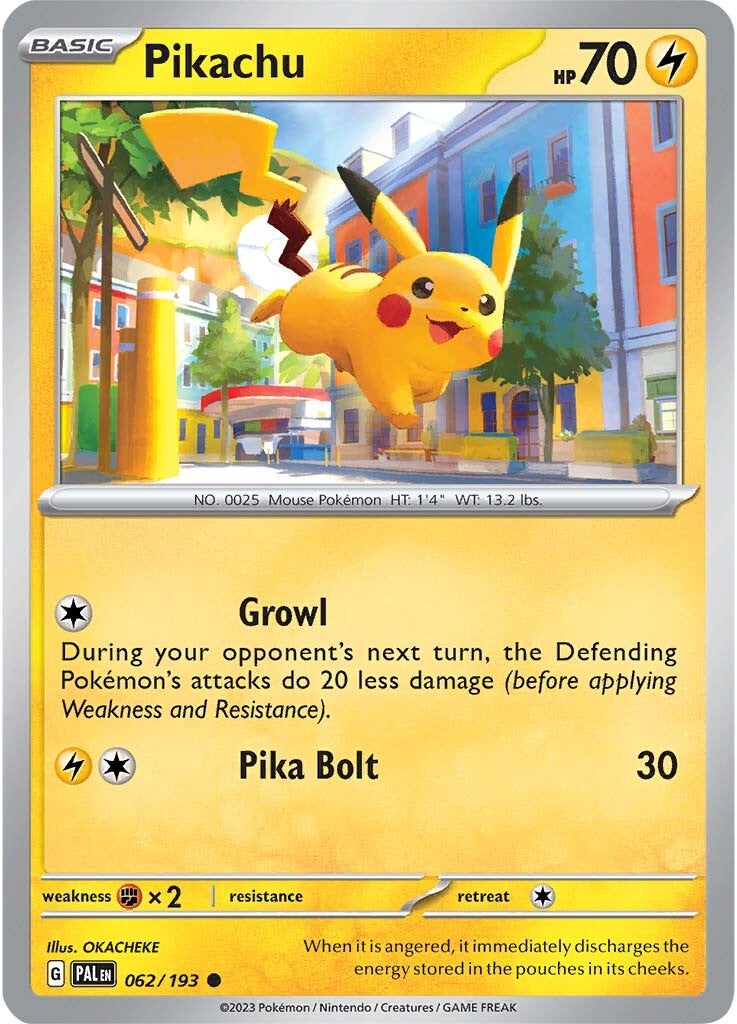 Pikachu (062/193) [Scarlet & Violet: Paldea Evolved] | Good Games North