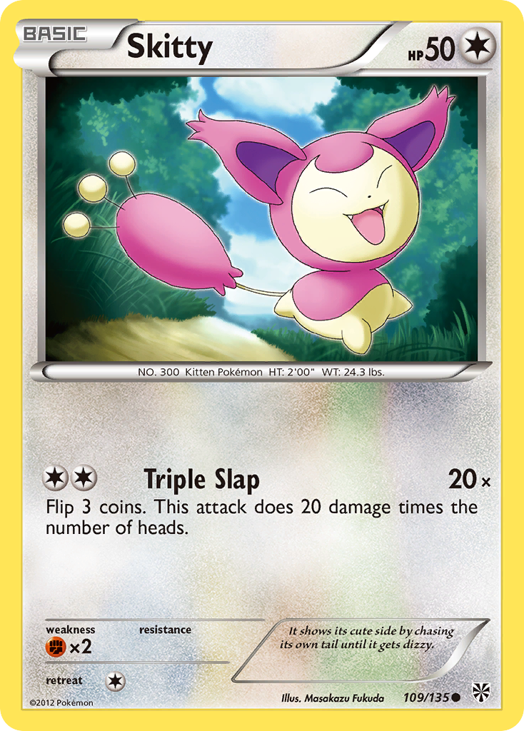 Skitty (109/135) [Black & White: Plasma Storm] | Good Games North