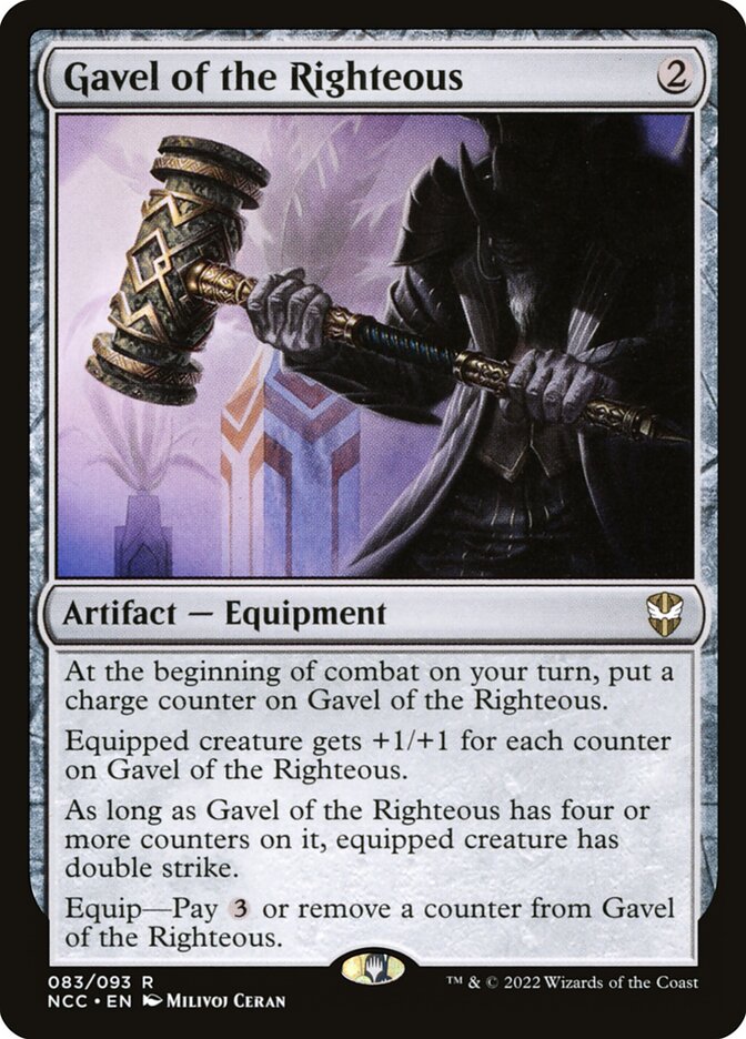 Gavel of the Righteous 83 (Commander: Streets of New Capenna)  | Good Games North