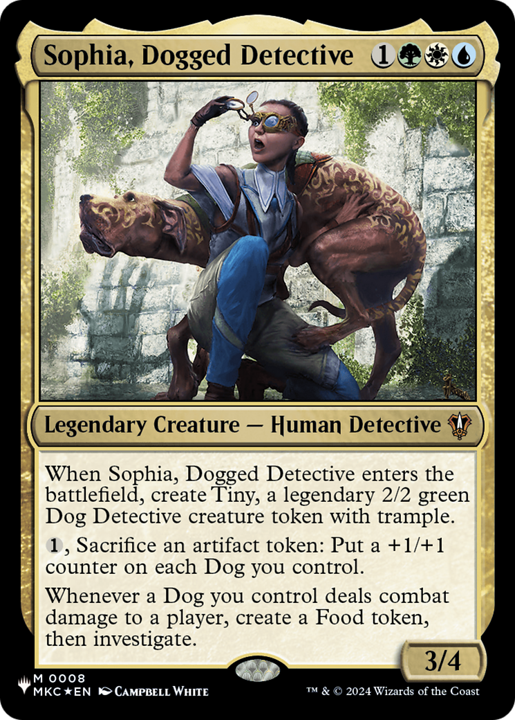 Sophia, Dogged Detective (MKC) [The List] | Good Games North