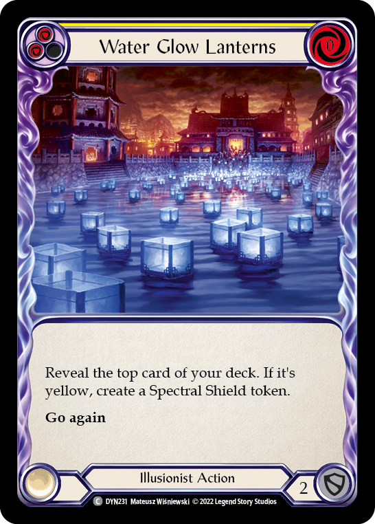Water Glow Lanterns (Yellow) [DYN231] (Dynasty) | Good Games North