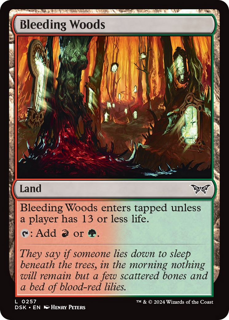 Bleeding Woods [Duskmourn: House of Horror] | Good Games North