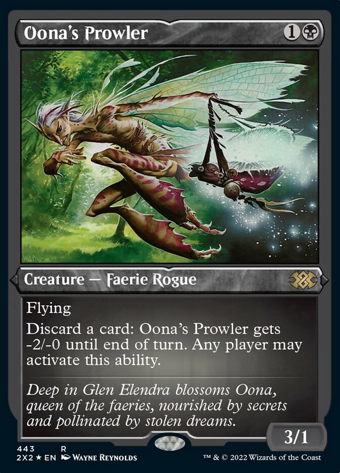 Oona's Prowler (Foil Etched) [Double Masters 2022] | Good Games North