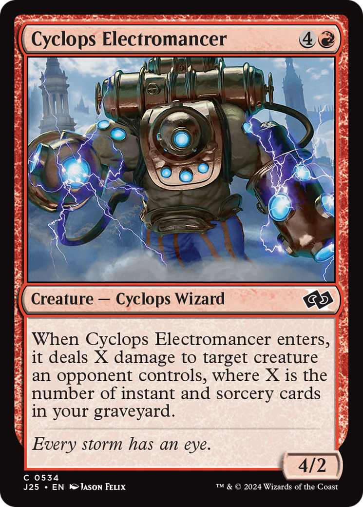 Cyclops Electromancer [Foundations Jumpstart] | Good Games North
