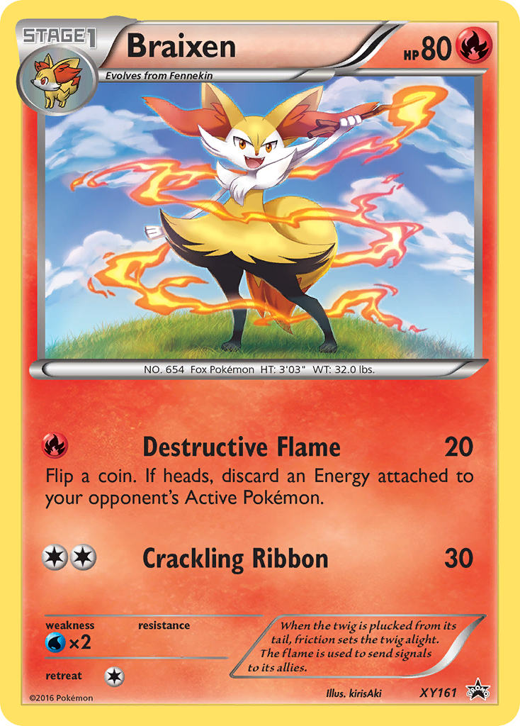 Braixen (XY161) [XY: Black Star Promos] | Good Games North