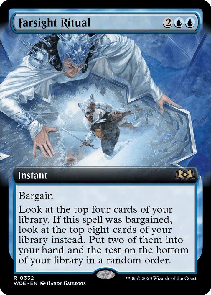 Farsight Ritual 332/276 (Wilds of Eldraine)  - Extended Art Foil | Good Games North