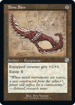Bone Saw Schematic 70 (The Brothers' War: Retro Frame Artifacts)  | Good Games North