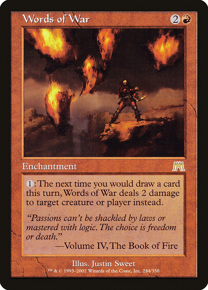Words of War (Onslaught)  - Foil | Good Games North