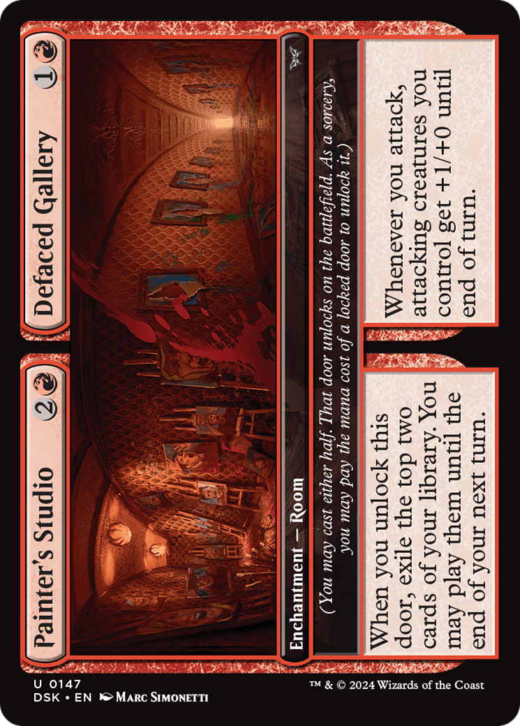 Painter's Studio // Defaced Gallery [Duskmourn: House of Horror] | Good Games North