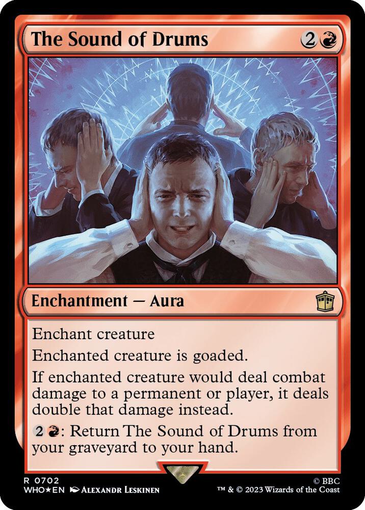 The Sound of Drums Surge Foil (Universes Beyond: Doctor Who)  - Foil | Good Games North