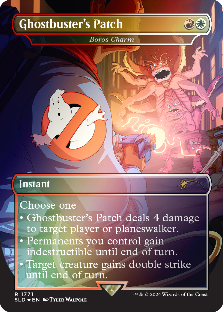 Ghostbuster's Patch - Boros Charm (Rainbow Foil) [Secret Lair Drop Series] | Good Games North
