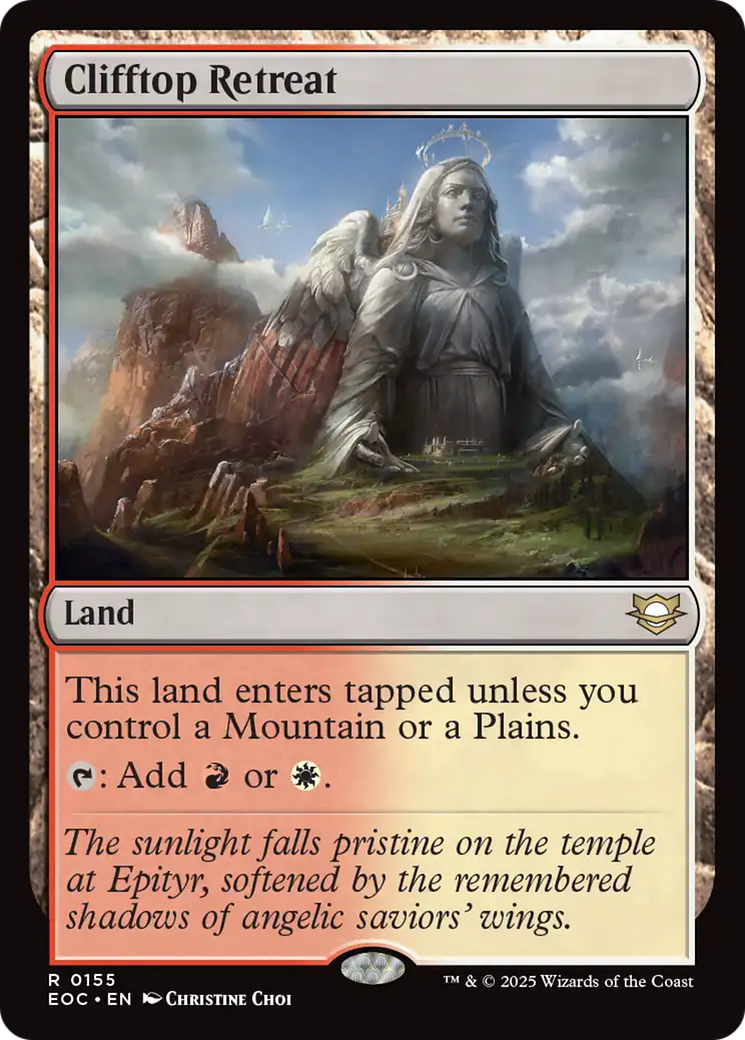 Clifftop Retreat [Edge of Eternities Commander] | Good Games North