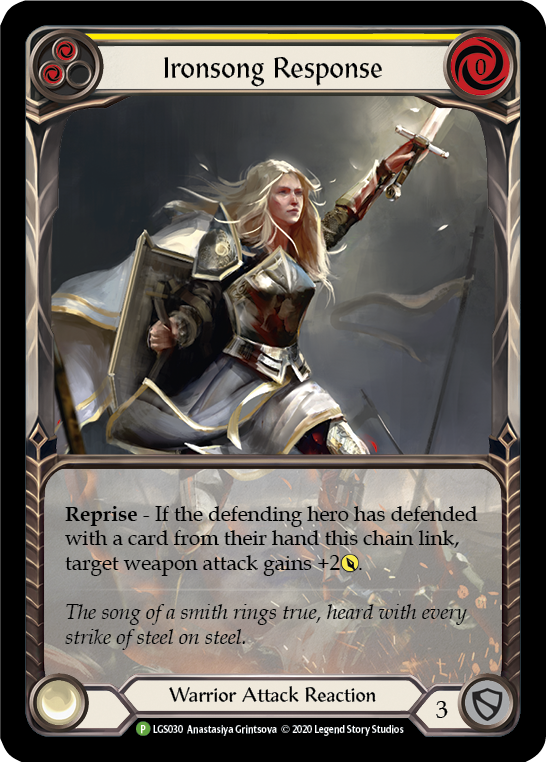 Ironsong Response (Yellow) [LGS030] (Promo) | Good Games North