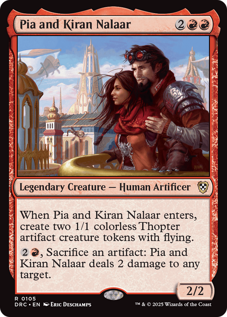 Pia and Kiran Nalaar [Aetherdrift Commander] | Good Games North