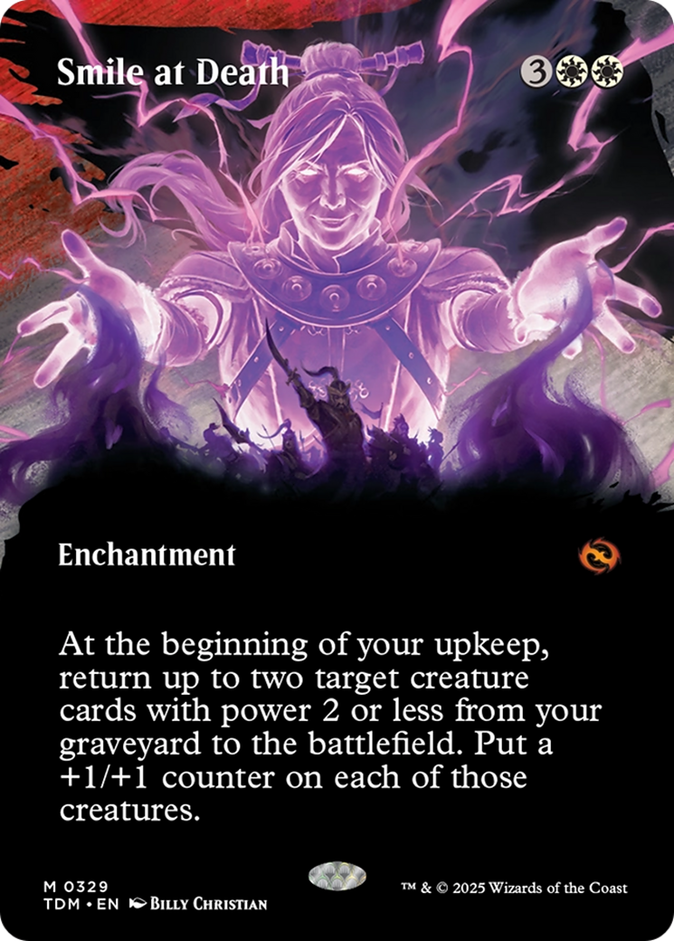 Smile at Death (Borderless) [Tarkir: Dragonstorm] | Good Games North