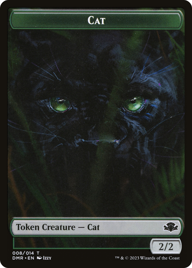 Cat Token (008) [Dominaria Remastered Tokens] | Good Games North