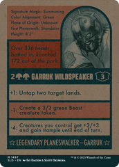 Garruk Wildspeaker [Secret Lair Drop Series] | Good Games North