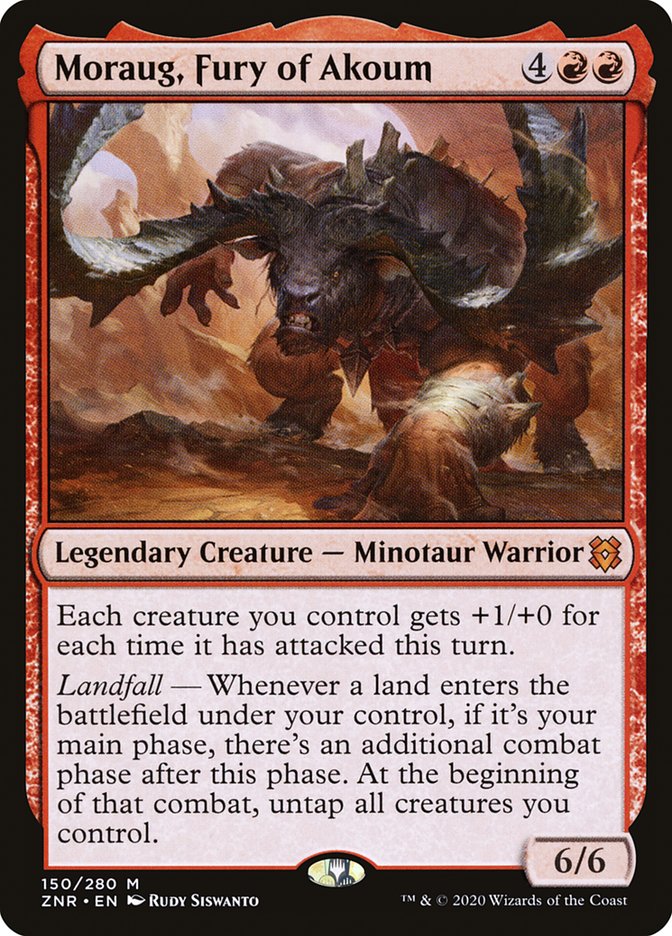 Moraug, Fury of Akoum (Zendikar Rising)  - Foil | Good Games North