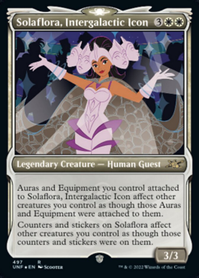 Solaflora, Intergalactic Icon (Showcase) (Galaxy Foil) [Unfinity] | Good Games North